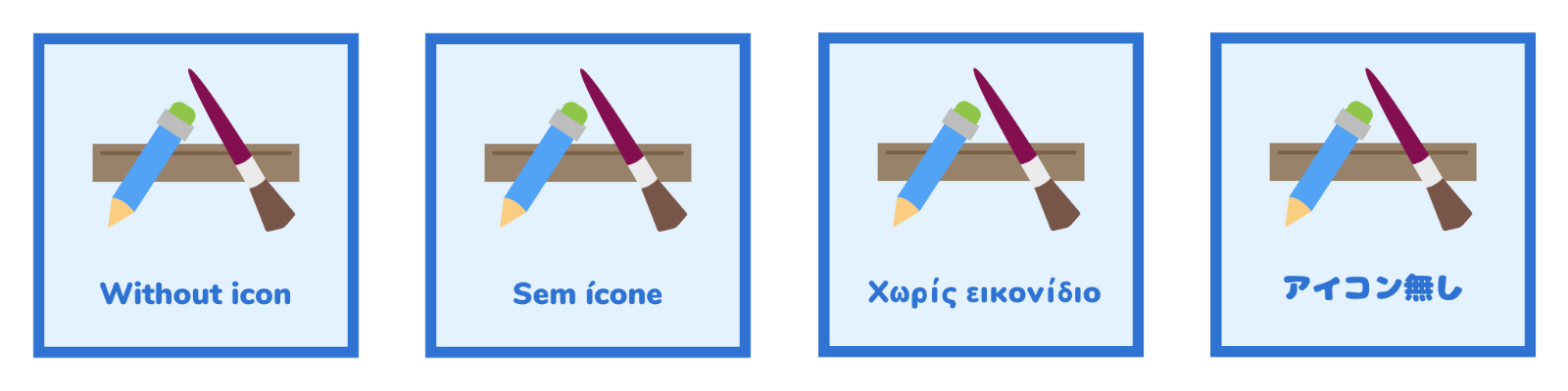 Localised icons